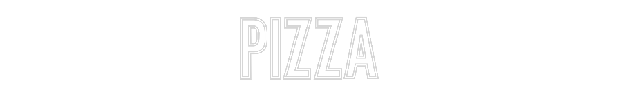 Anpassad neon: Pizza