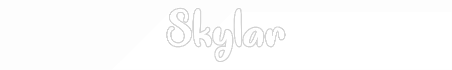 Anpassad neon: Skylar