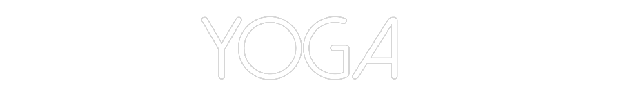 Anpassad neon: Yoga