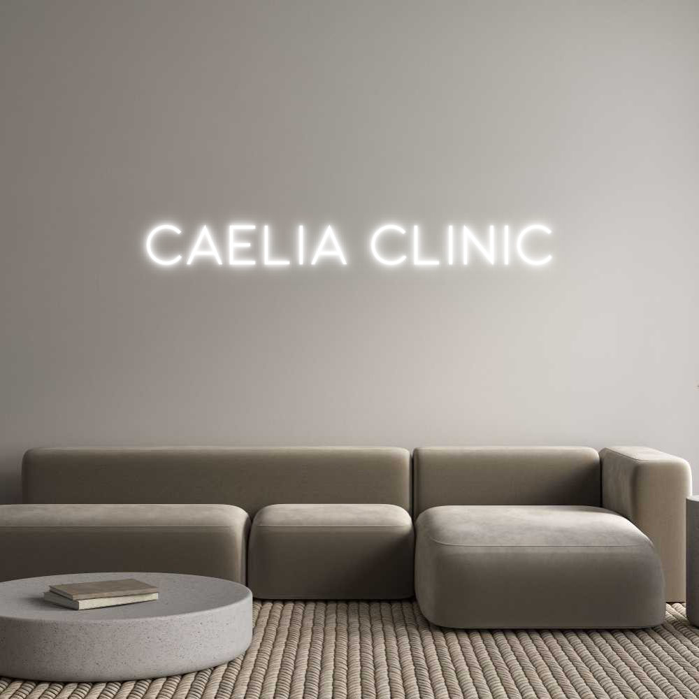Anpassad neon: Caelia Clinic