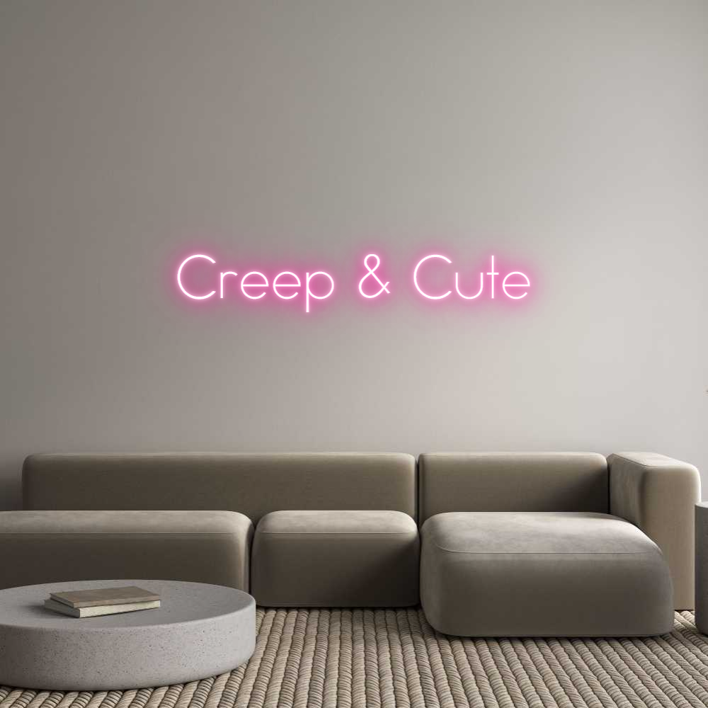 Anpassad neon: Creep & Cute