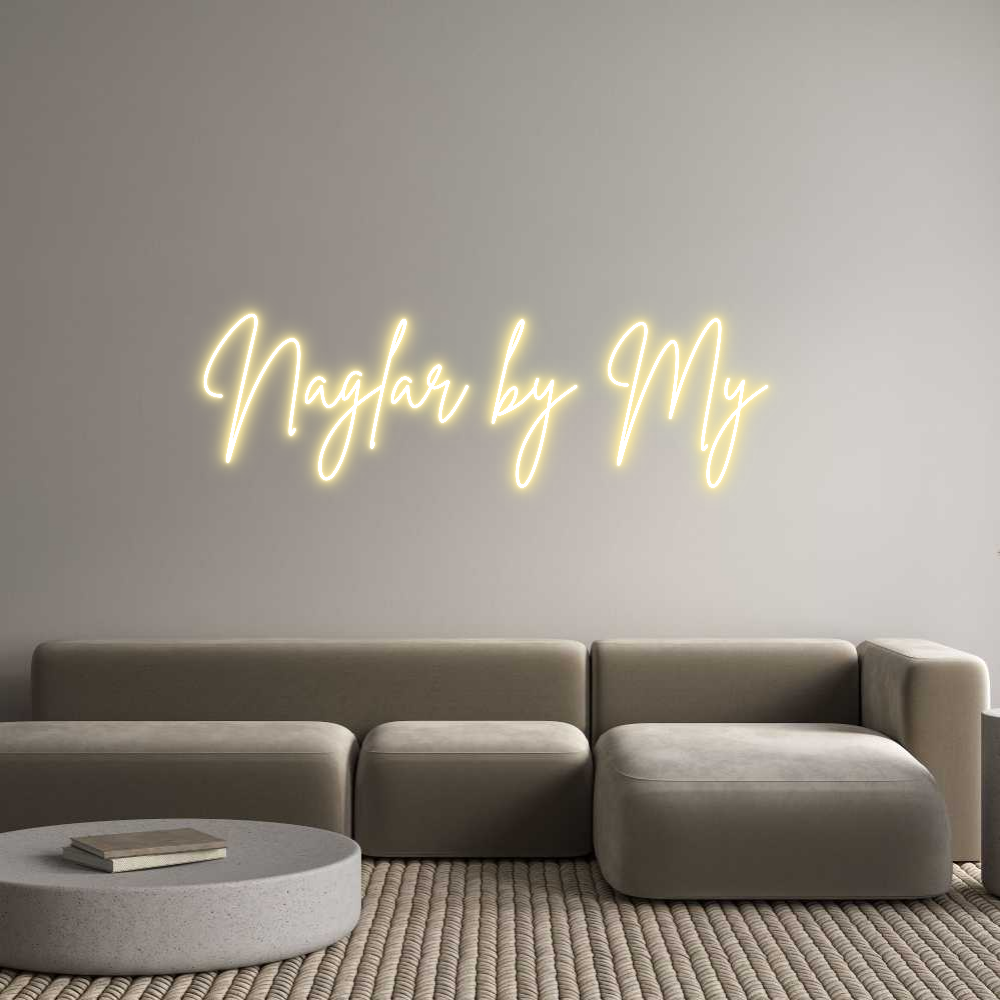 Anpassad neon: Naglar by My