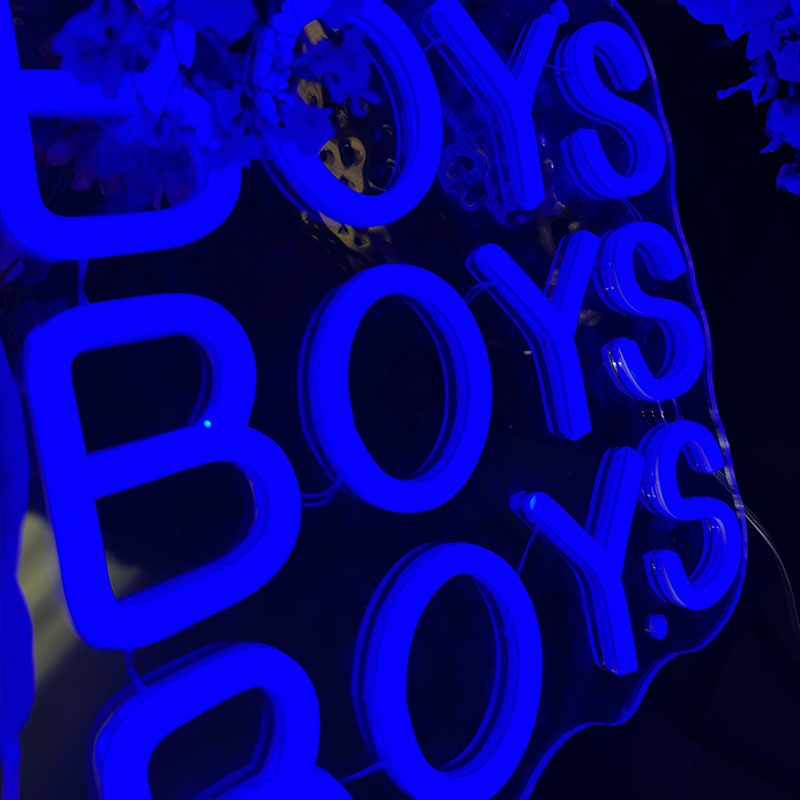 Neonskylt Boys Boys Boys