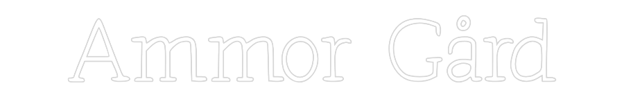 Anpassad neon: Ammor Gård