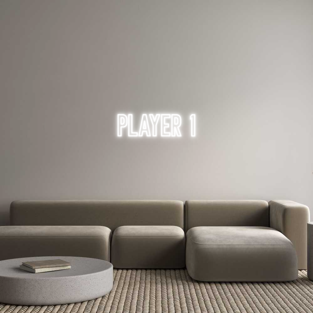 Anpassad neon: Player 1