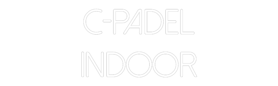 Anpassad neon: C-padel
Indoor