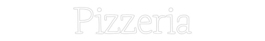 Anpassad neon: Pizzeria