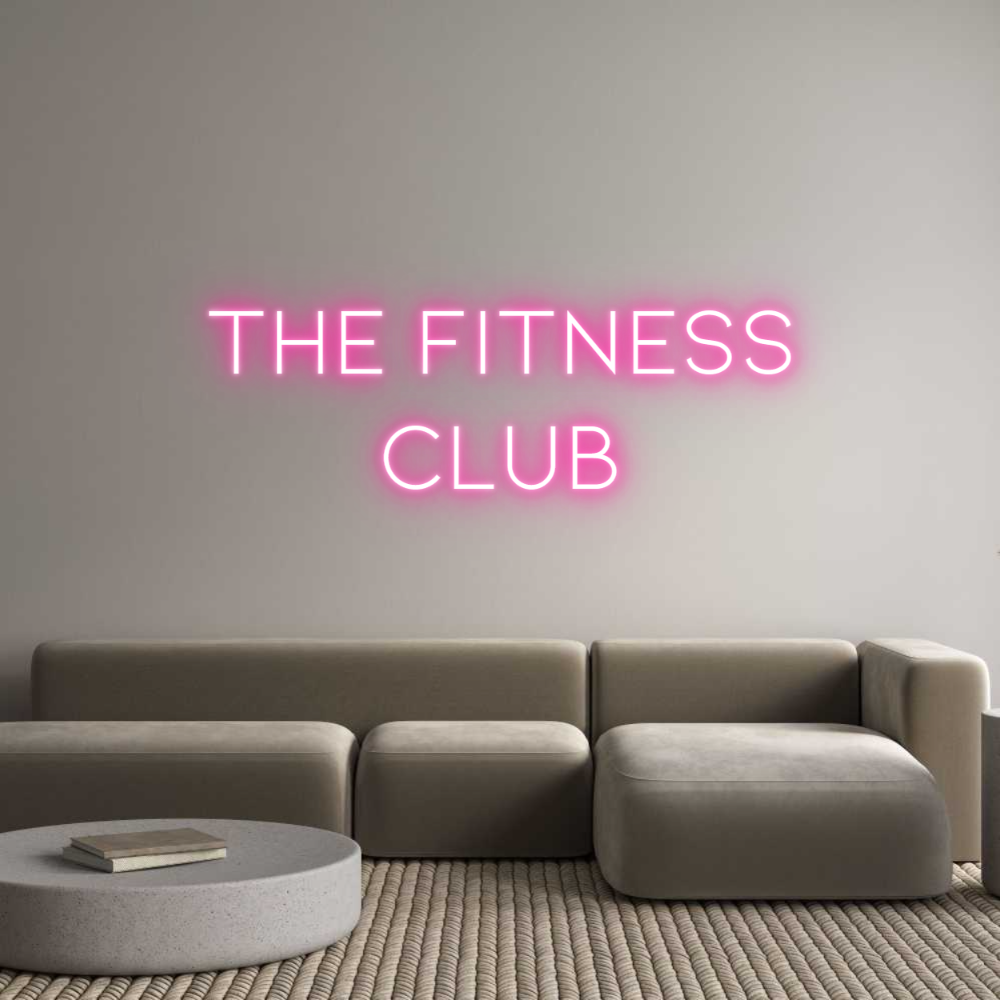 Anpassad neon: The fitness
...