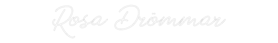 Anpassad neon: Rosa Drömmar