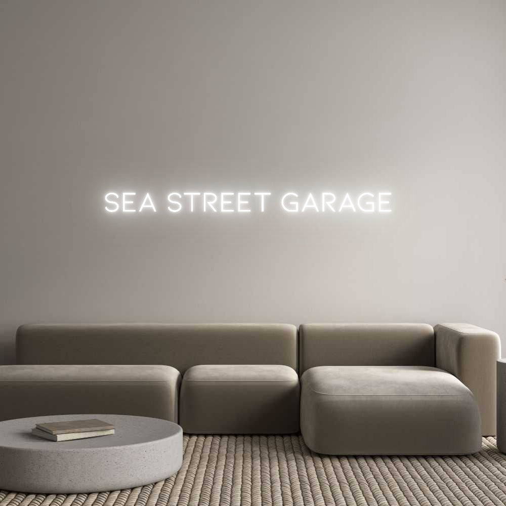 Anpassad neon: Sea Street Ga...