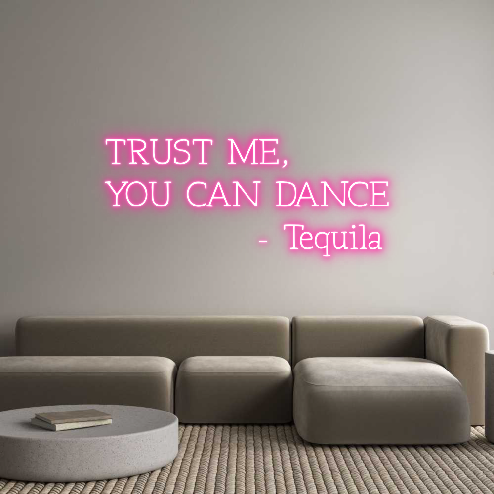 Anpassad neon: TRUST ME,
YO...