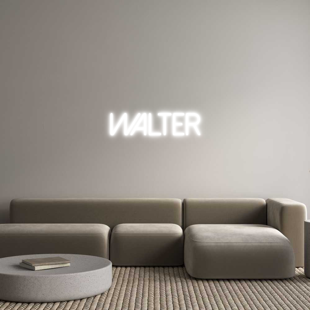 Anpassad neon: Walter