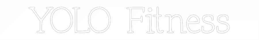 Anpassad neon: YOLO Fitness