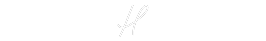Anpassad neon: H