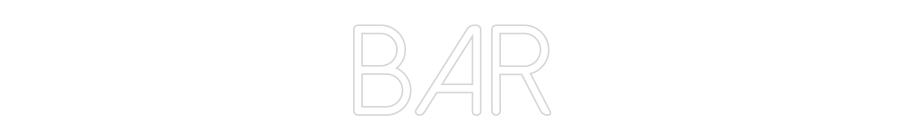 Anpassad neon: BAR