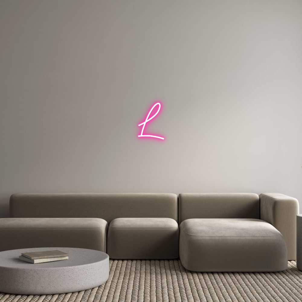 Anpassad neon: L