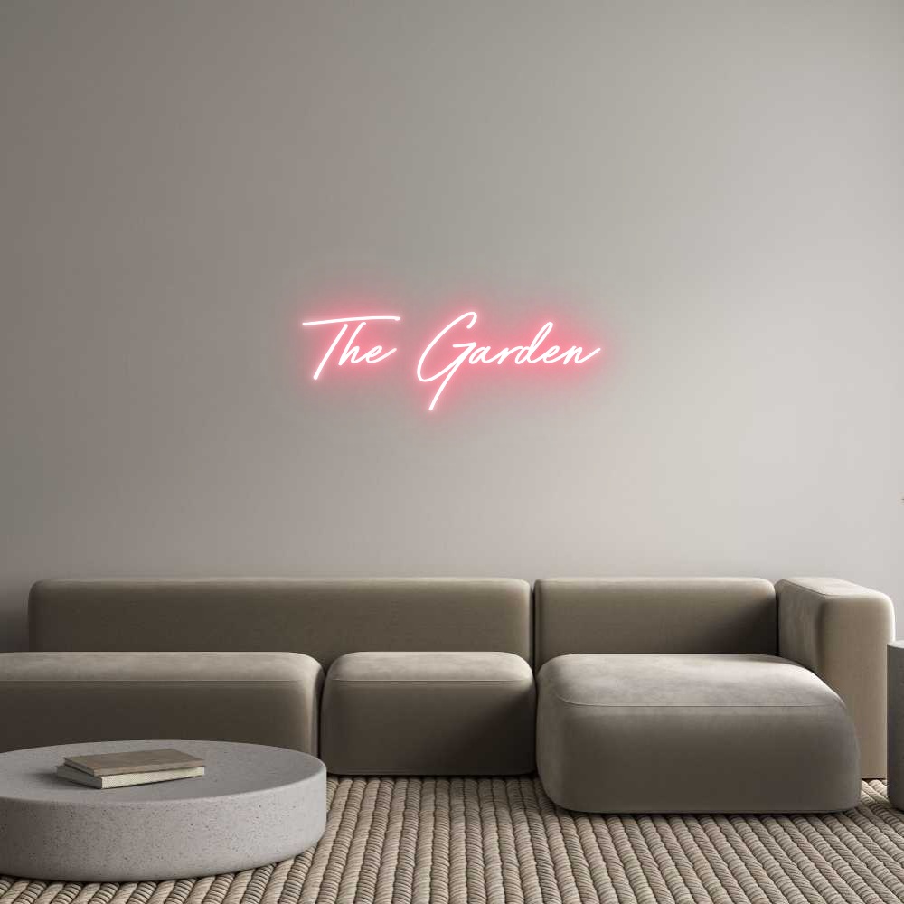 Anpassad neon: The Garden