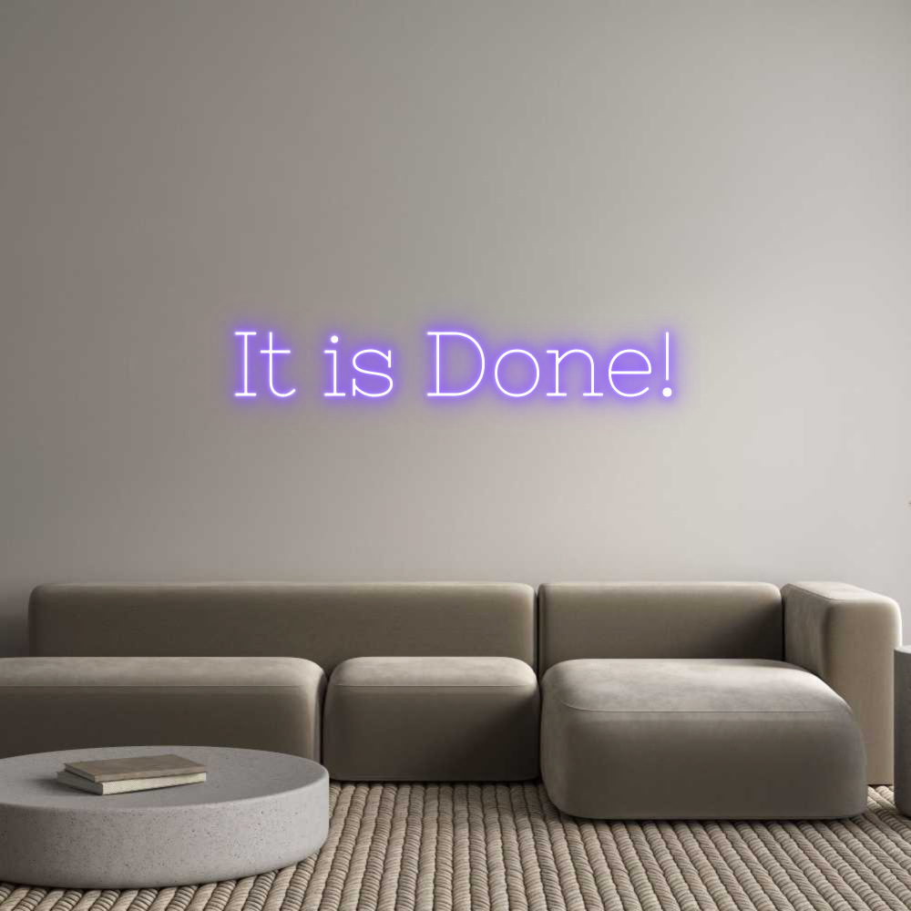 Anpassad neon: It is Done!