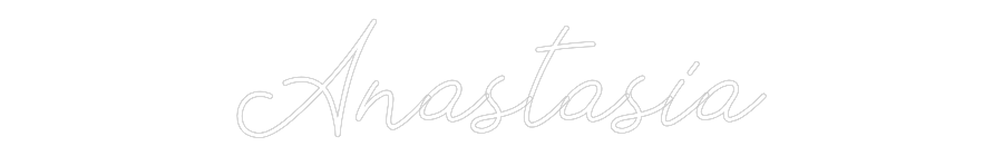 Anpassad neon: Anastasia
