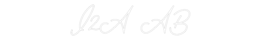Anpassad neon: I2A AB