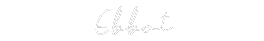 Anpassad neon: Ebbot