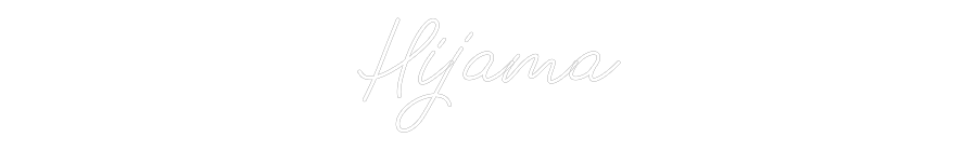 Anpassad neon: Hijama