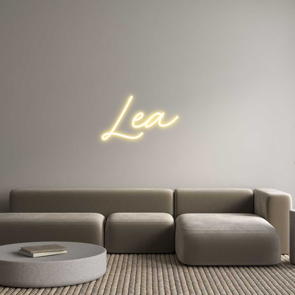 Anpassad neon: Lea