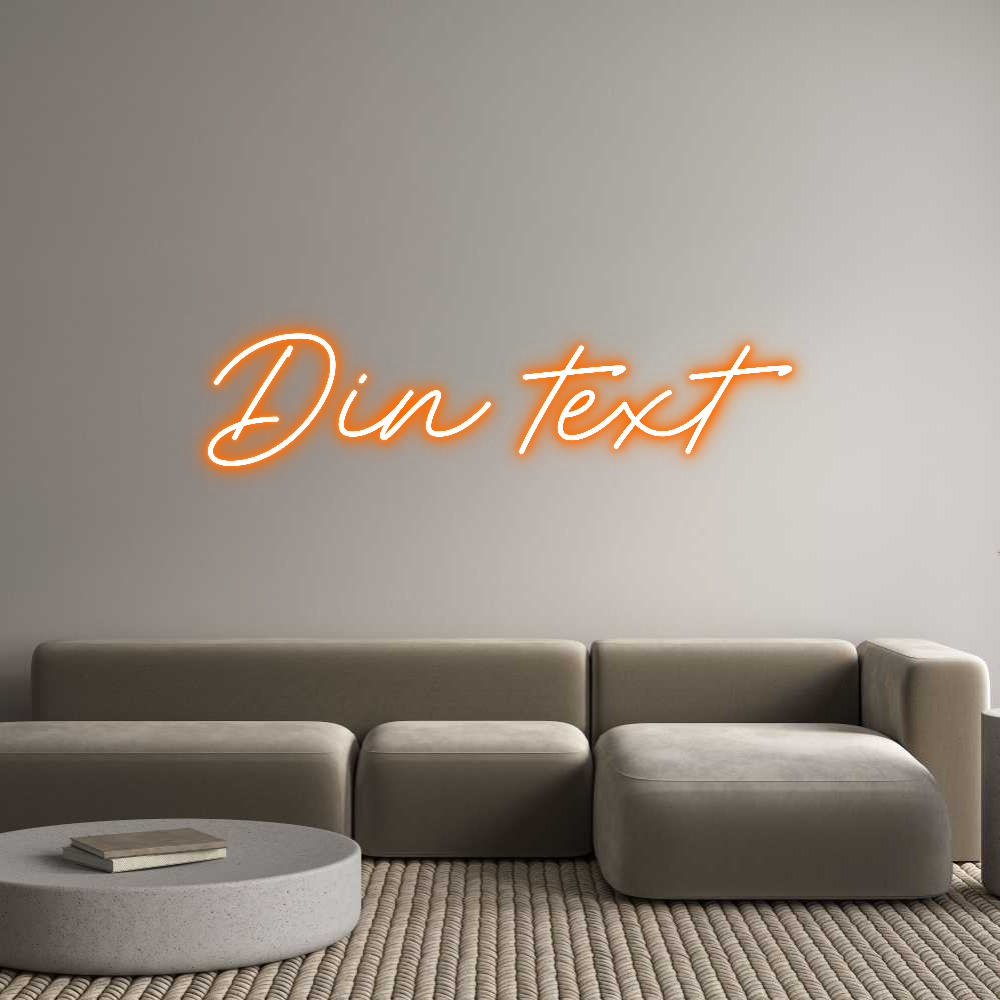 Anpassad neon: Din text