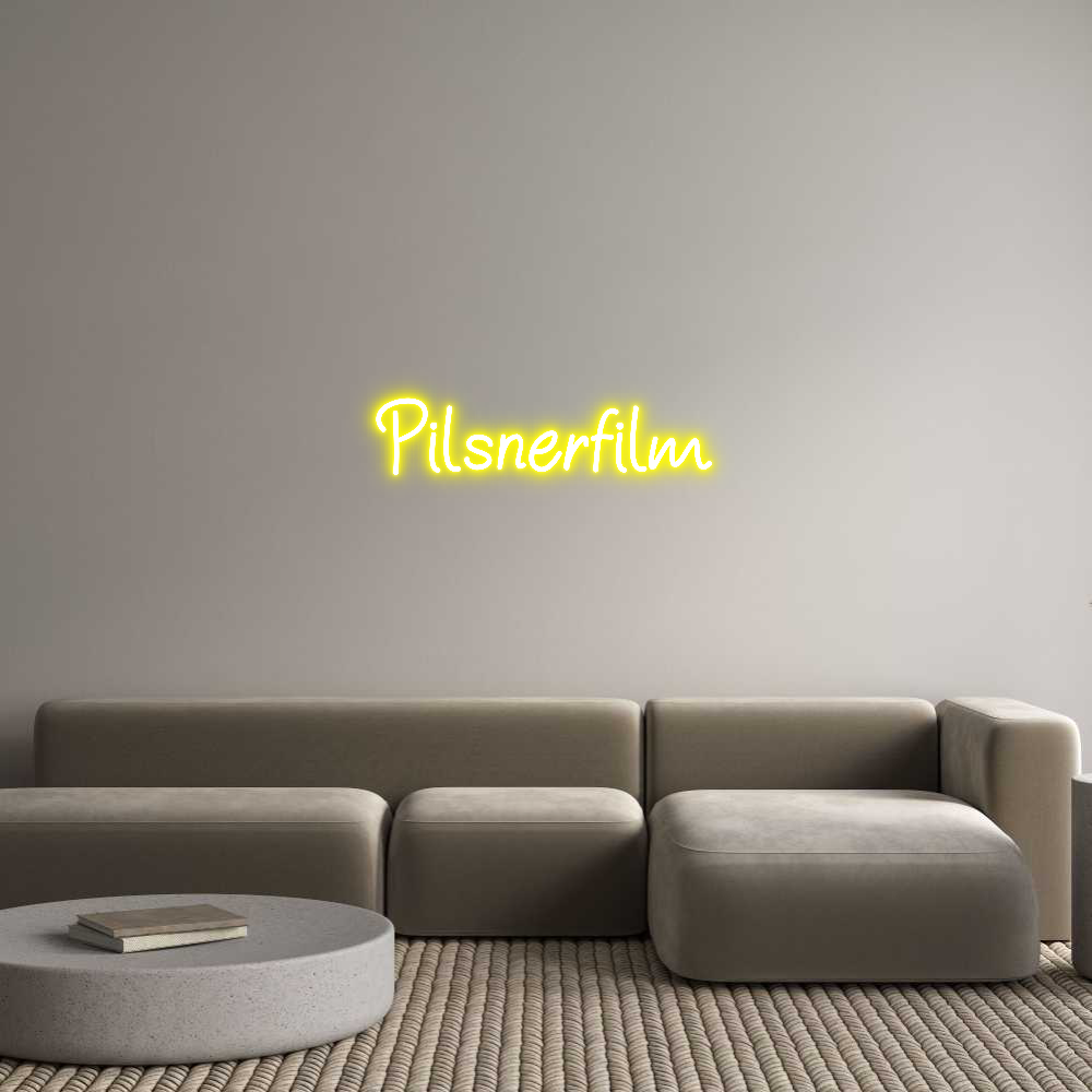 Anpassad neon: Pilsnerfilm