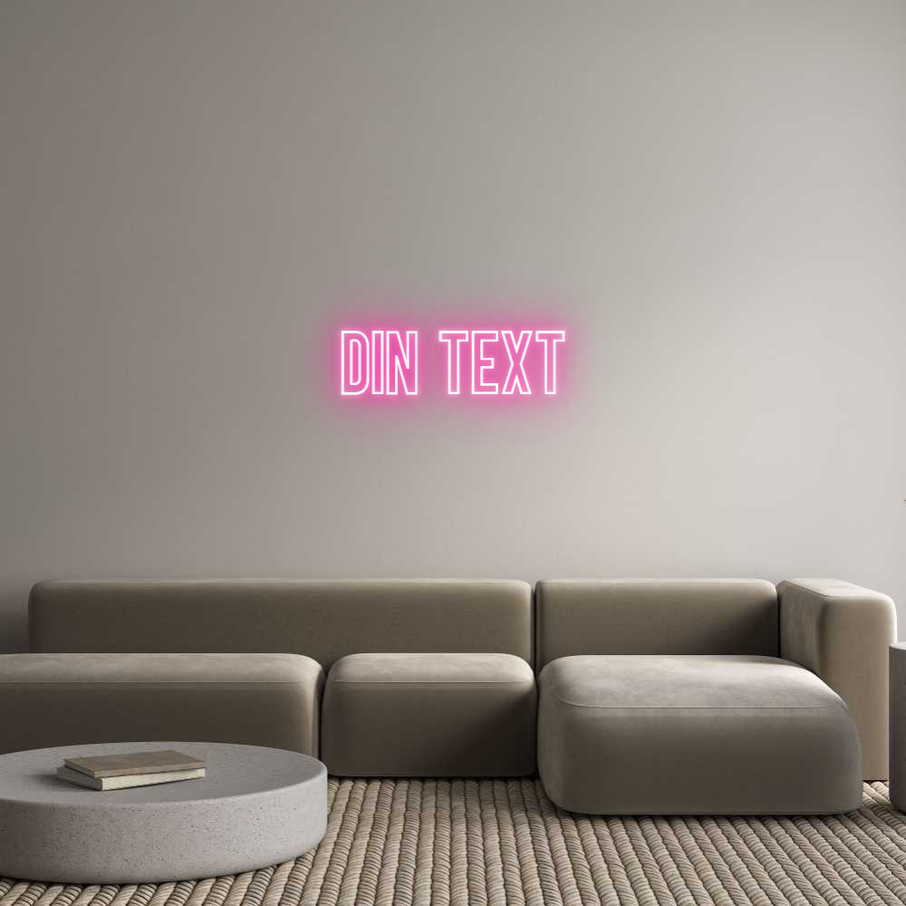 Anpassad neon: Din text