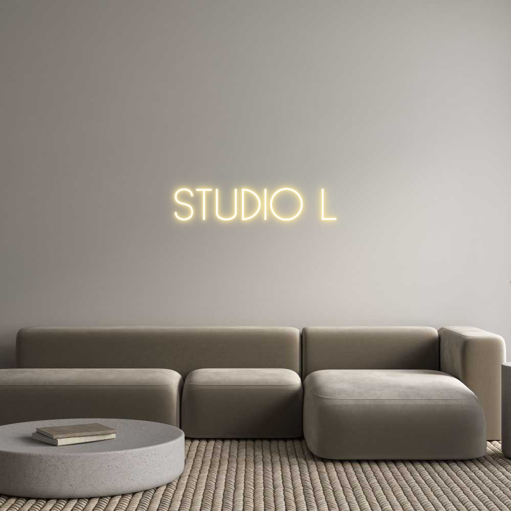 Anpassad neon: STUDIO L