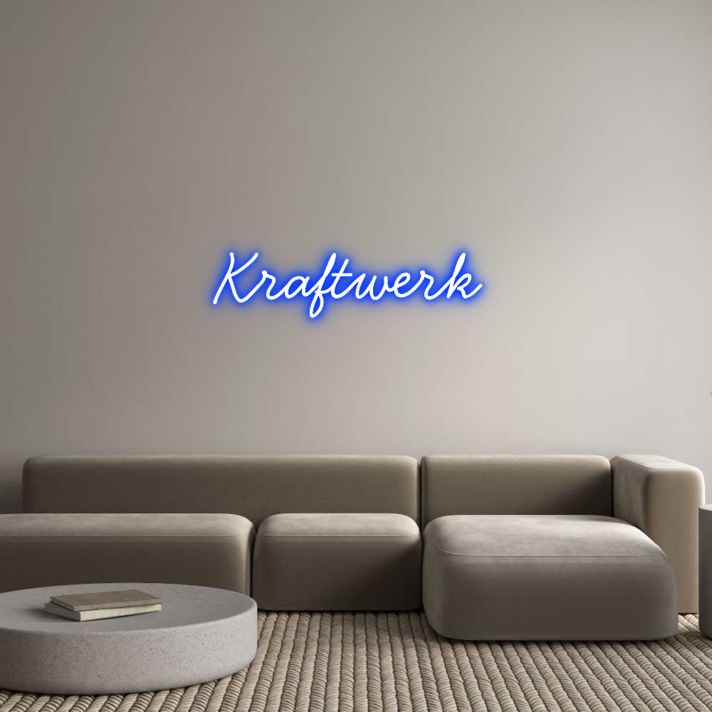 Anpassad neon: Kraftwerk