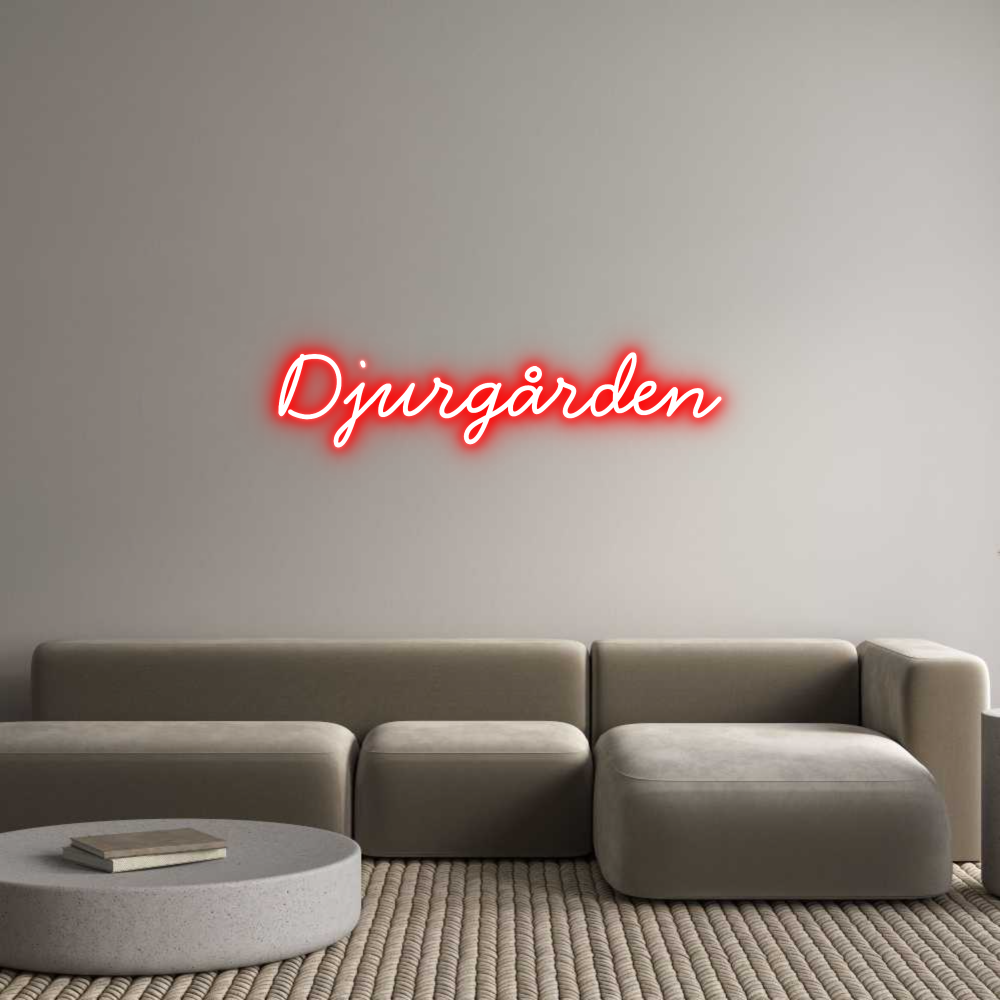 Anpassad neon: Djurgården
