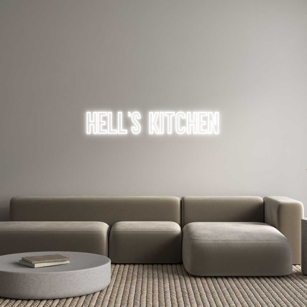 Anpassad neon: Hell’s kitchen
