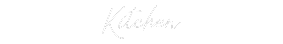 Anpassad neon: Kitchen