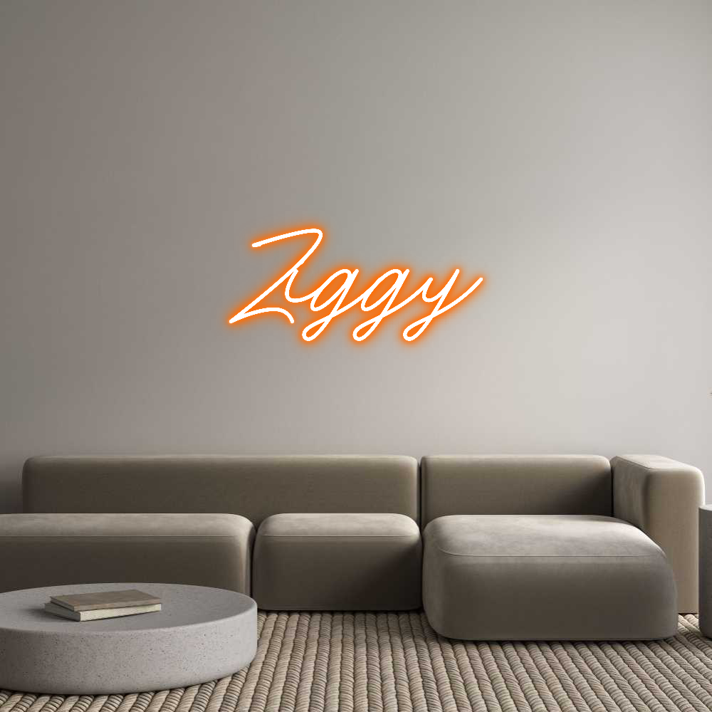 Anpassad neon: Ziggy