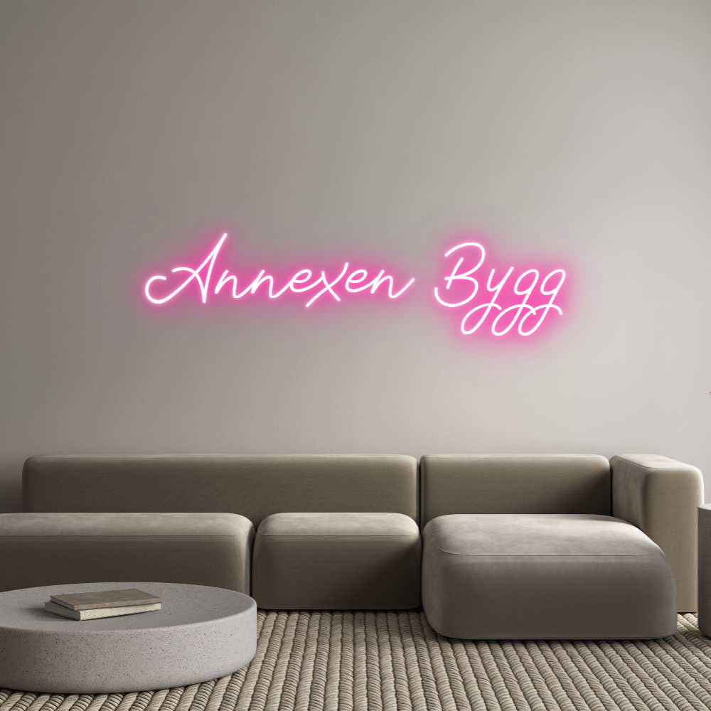 Anpassad neon: Annexen Bygg