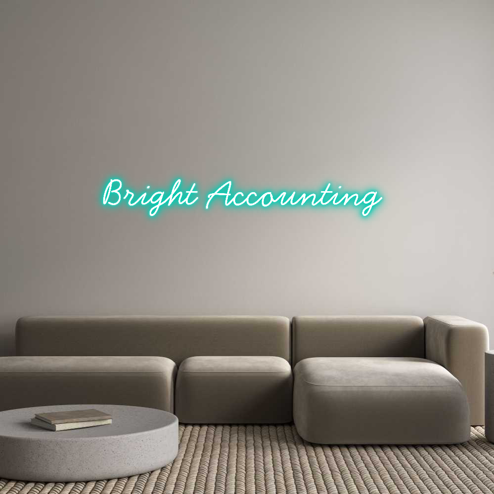 Anpassad neon: Bright Accoun...