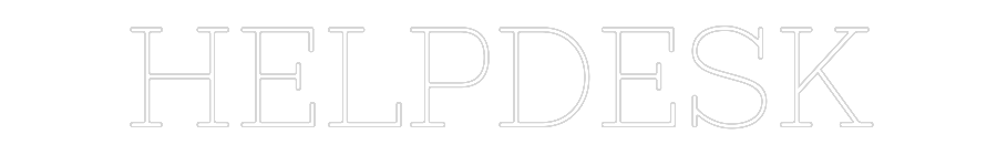 Anpassad neon: HELPDESK