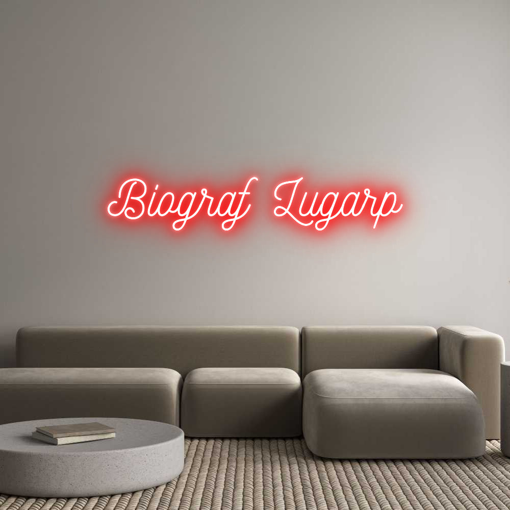 Anpassad neon: Biograf Lugarp