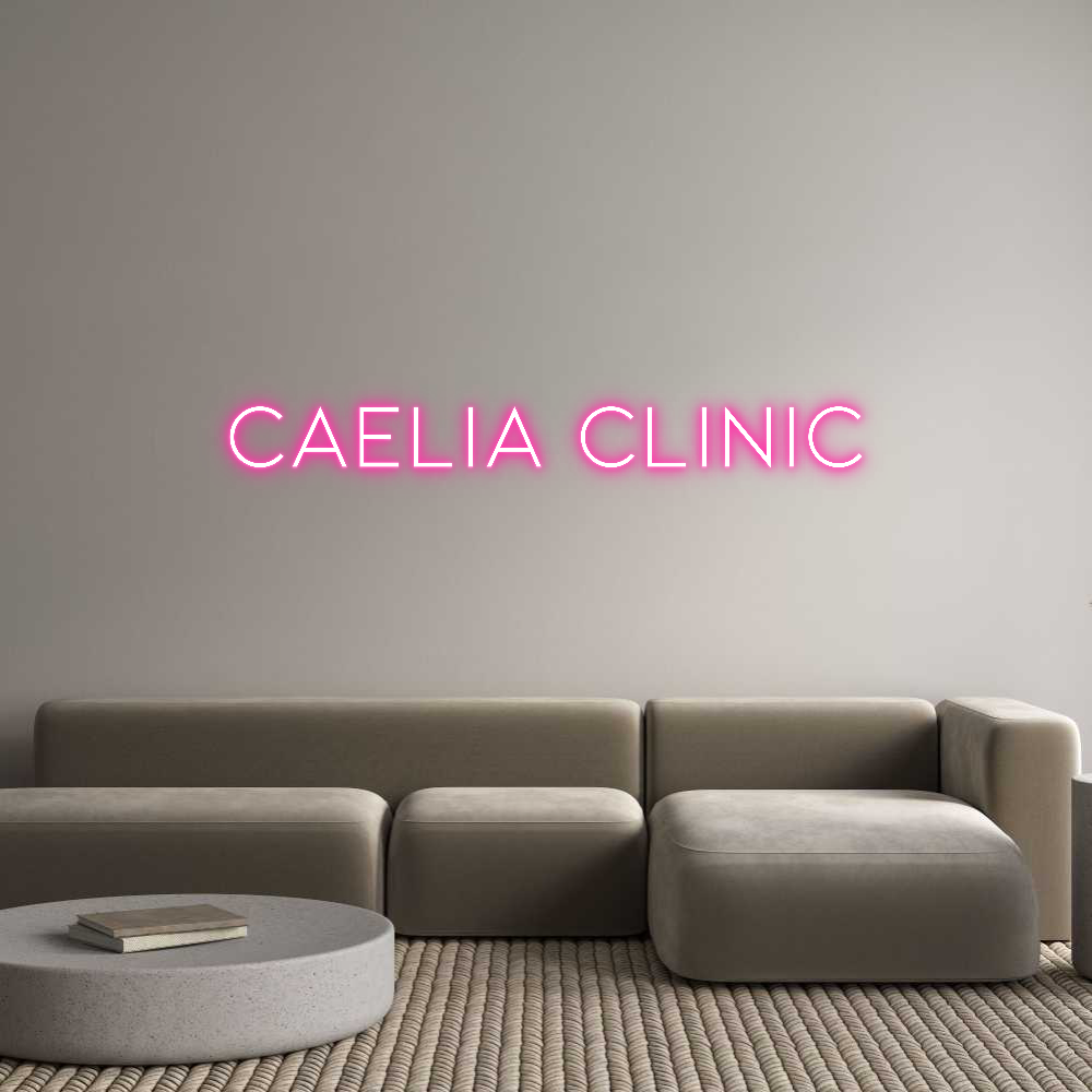 Anpassad neon: Caelia Clinic