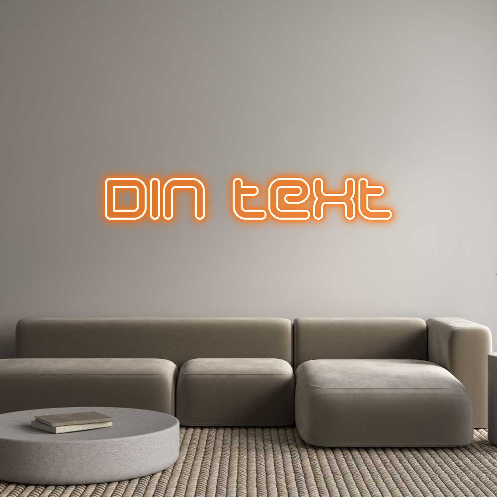 Anpassad neon: Din text