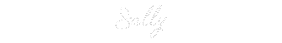 Anpassad neon: Sally