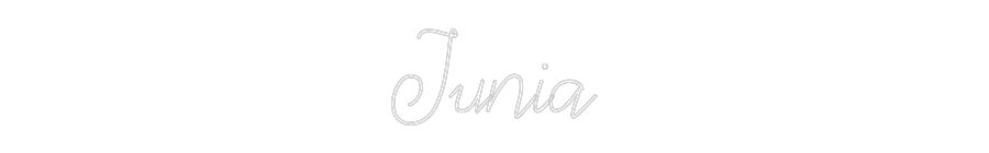 Anpassad neon: Junia
