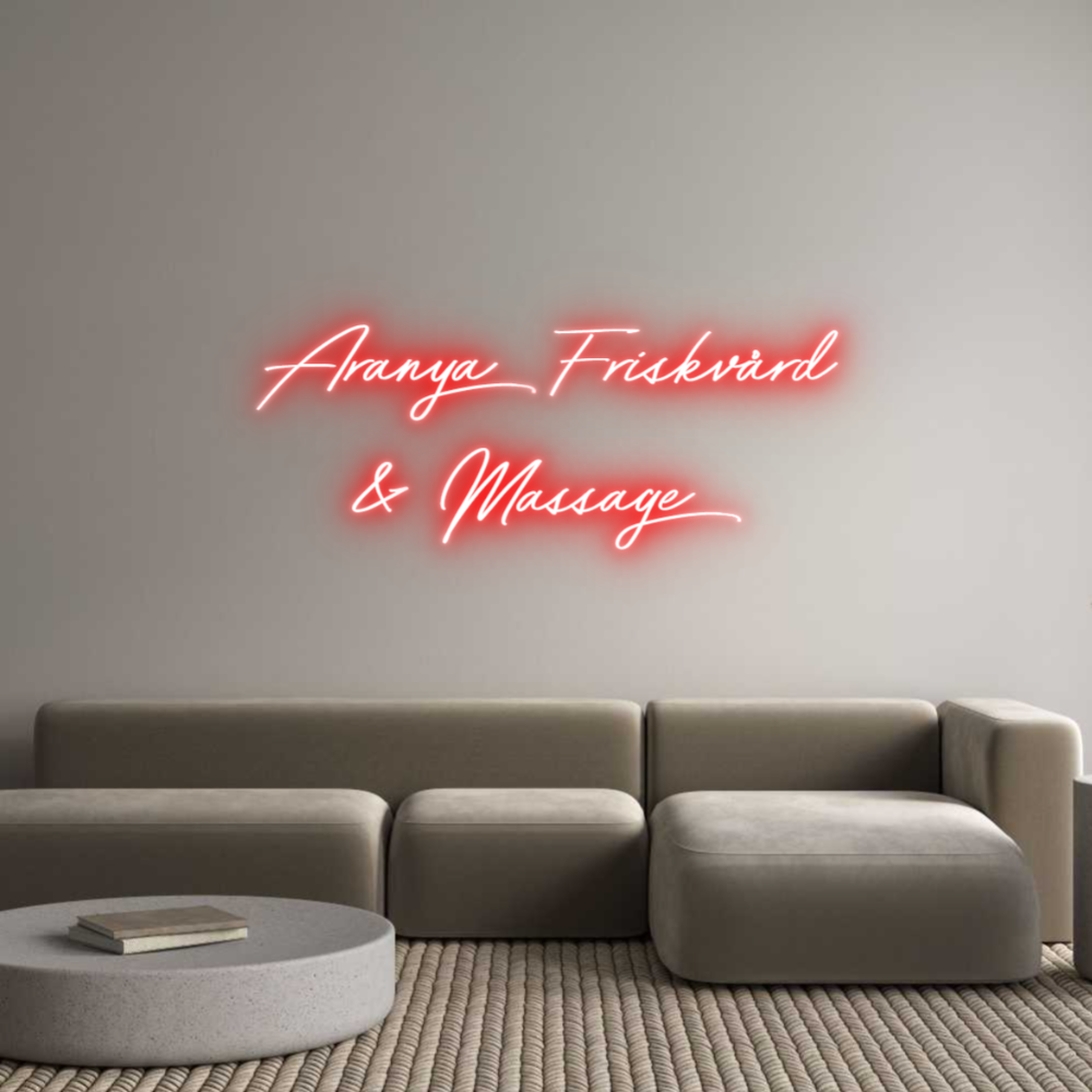 Anpassad neon: Aranya Friskv...