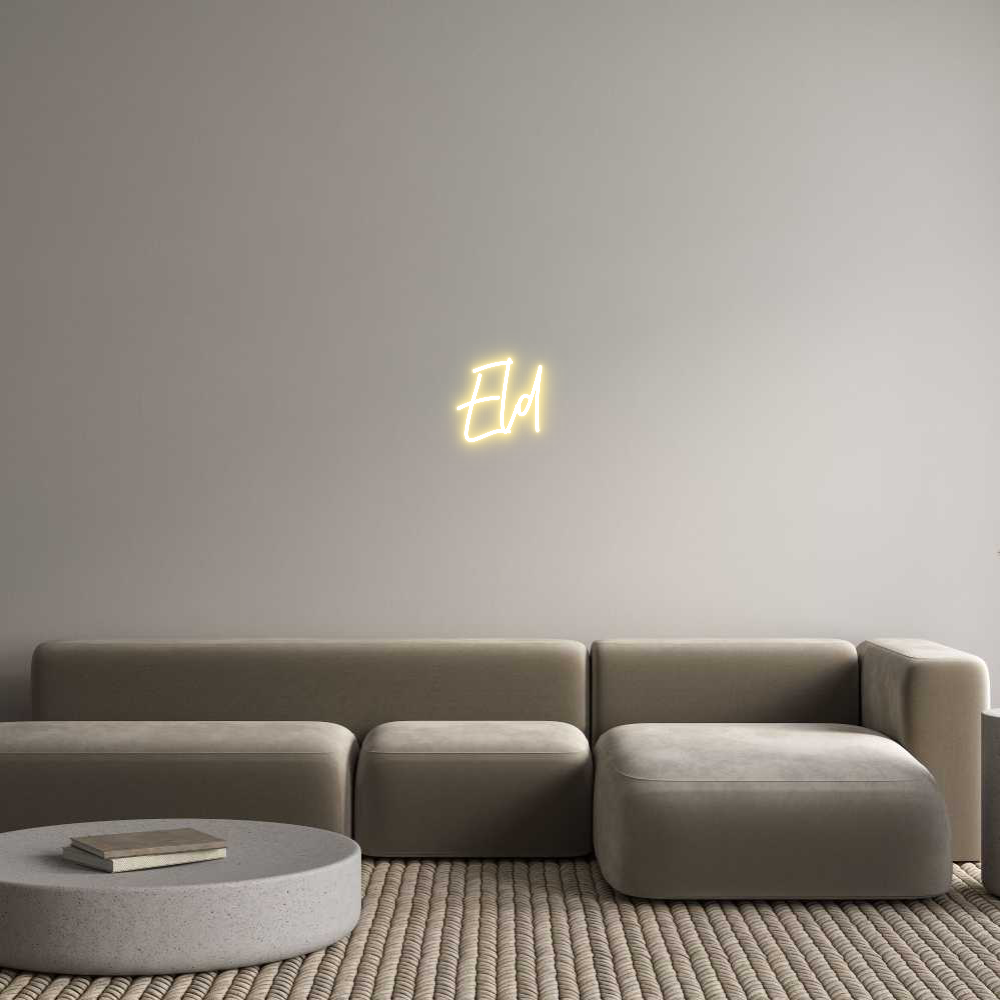 Anpassad neon: Eld
