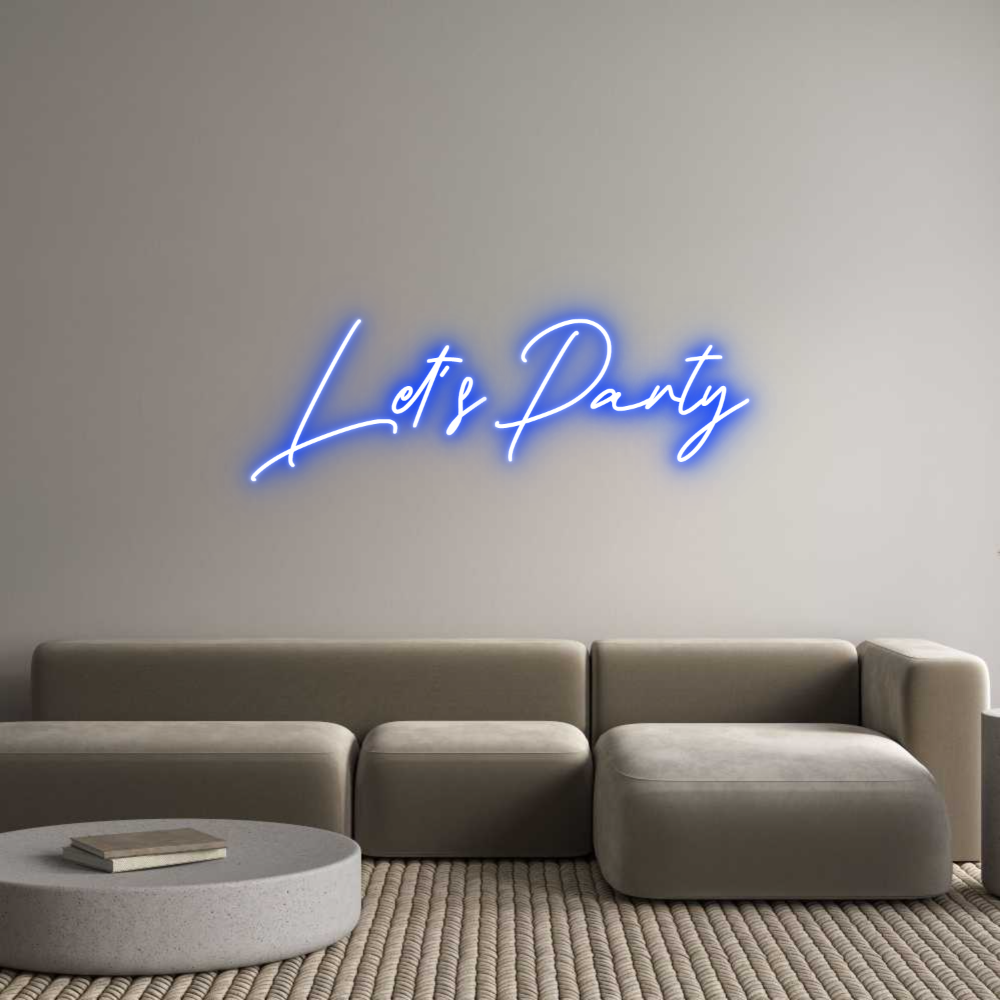 Anpassad neon: Let´s Party