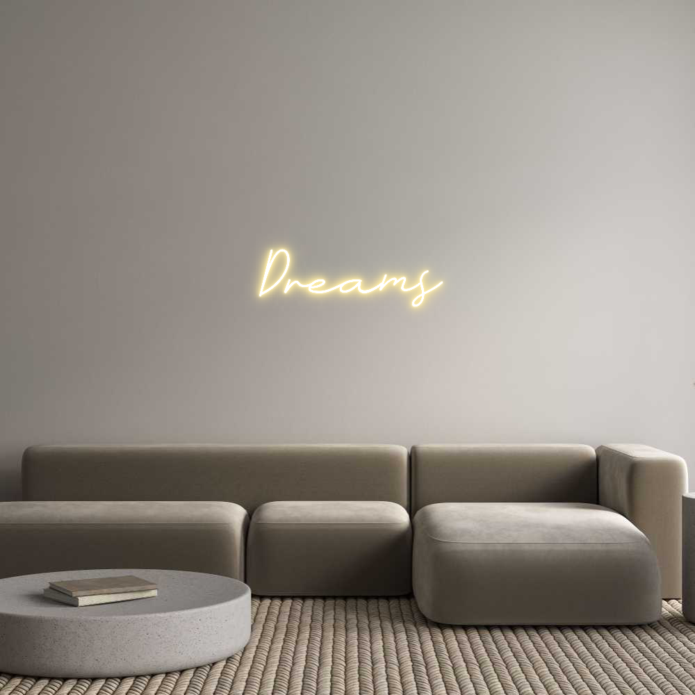 Anpassad neon: Dreams