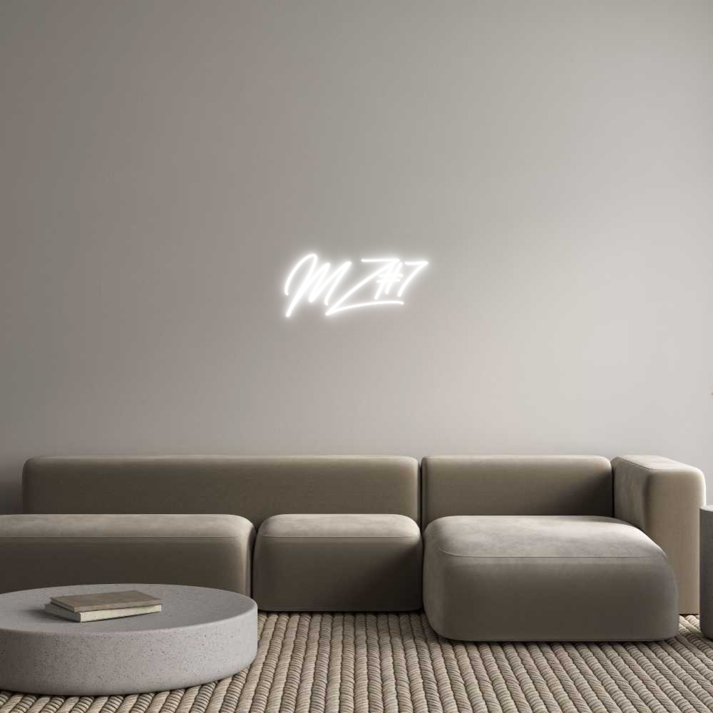 Anpassad neon: MZ#7