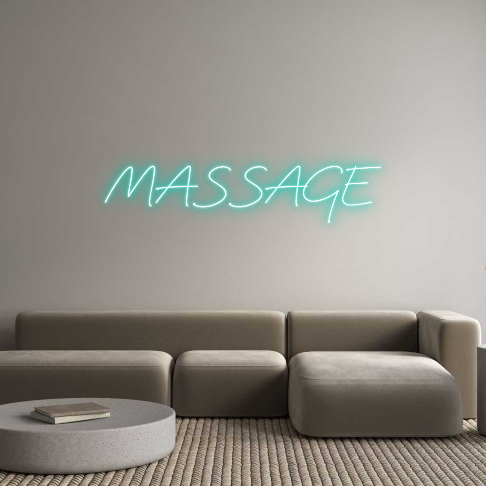 Anpassad neon: MASSAGE